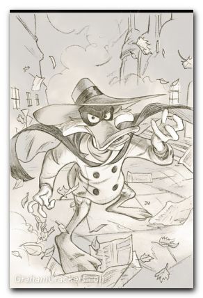 Negaduck #1 (2023) cover p middleton pencil virgin variant