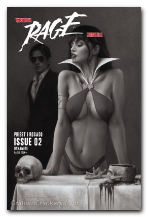 Vampirella Dracula Rage #2 cover h celina line art variant