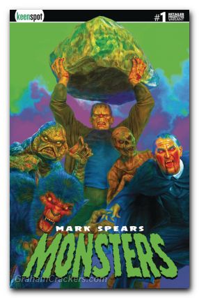 Mark Spears Monsters #1 cover j metal variant