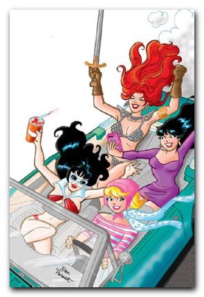 Red Sonja Vampirella Betty Veronica #4 parent virgin variant