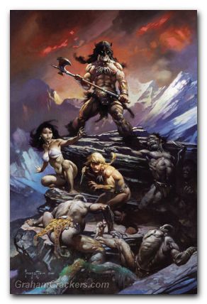 Fire And Ice #1 cover r frazetta movie poster art virgin variant