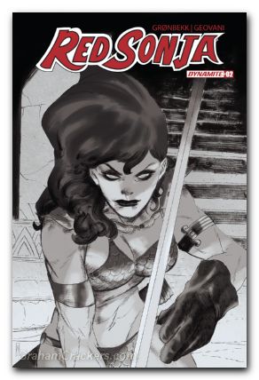 Red Sonja #2 (2023) cover m delledera line art variant