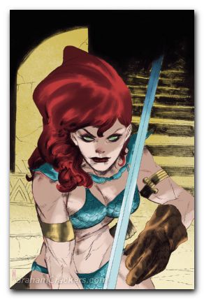 Red Sonja #2 (2023) cover r delledera virgin variant