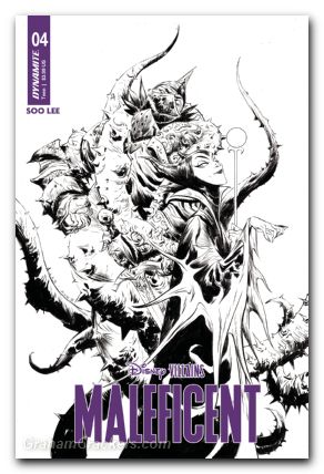 Disney Villains Maleficent #4 cover g lee b&w variant