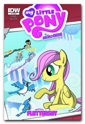 My Little Pony Micro Series #4 fluttershy incentive cover