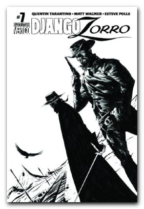 Django Zorro #7 (2014) lee B&W variant