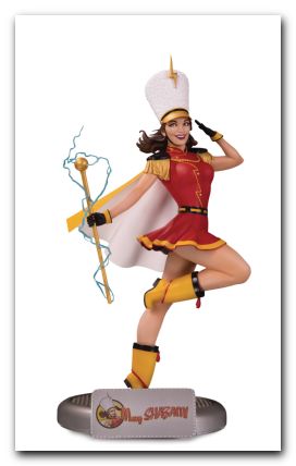 dc bombshells mary shazam statue