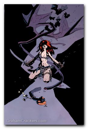 Red Sonja #1 (2023) cover zh mignola virgin foil variant