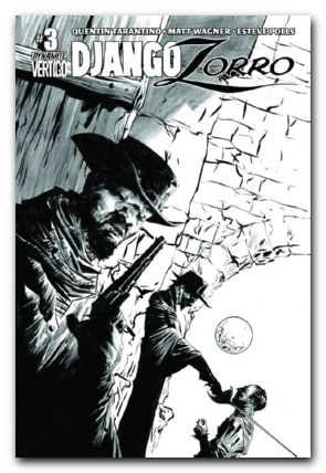 Django Zorro #3 (2014) 25 Copy Lee B&W Incv