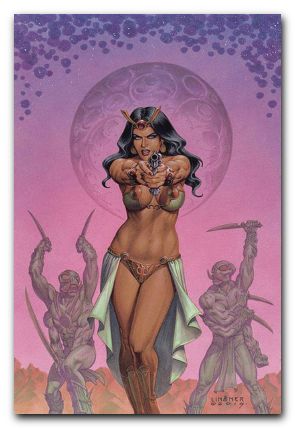 Dejah Thoris #2 (2019) cover n linsner limited virgin variant