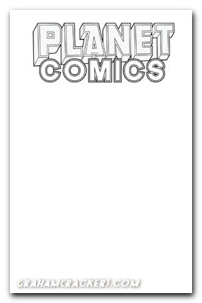 Planet Comics Sketchbook #1 one shot white star edition