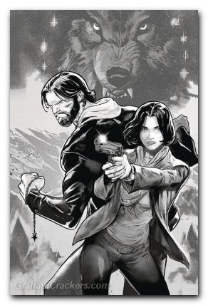Agent #3 cover g dagnino b&w variant