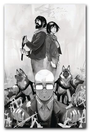 Agent #3 cover h djet b&w variant