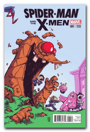 Spider-Man and the X-Men #1 (2014) Skottie Young variant