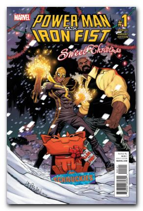 Power Man and Iron Fist Sweet Christmas Annual #1 (2016) connecting variant