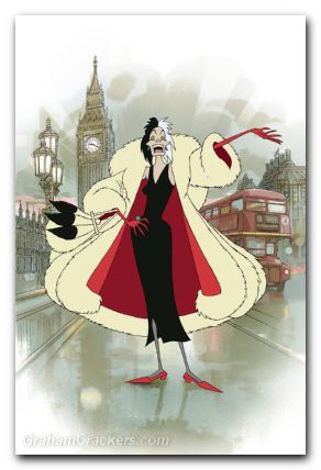 Disney Villains Cruella De Vil #1 cover j middleton metal premium variant
