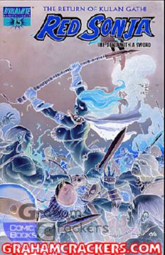 Red Sonja #13 (2005) cover d cho negative variant