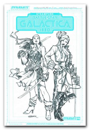 Steampunk Battlestar Galactica 1880 #4 (2014) variant b