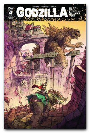 Godzilla Rage Across Time #4 subscription cover
