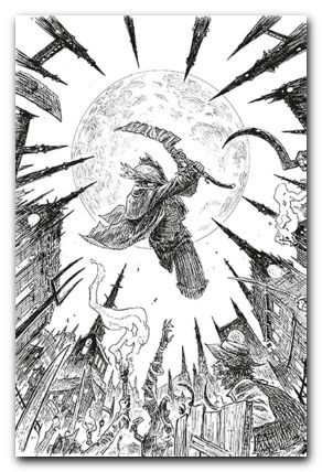 Bloodborne #13 Sdcc 2019 b&w variant