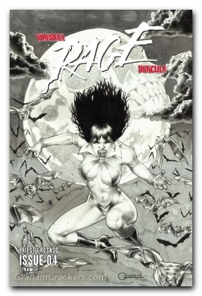 Vampirella Dracula Rage #4 cover g vigonte line art variant