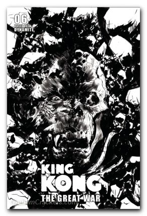 Kong Great War #6 cover d lee line art variant