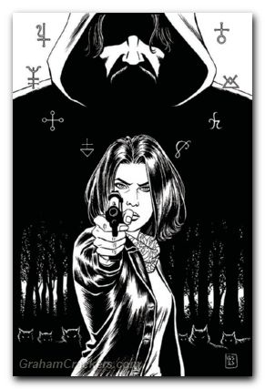Agent #1 cover j sudzuka b&w variant