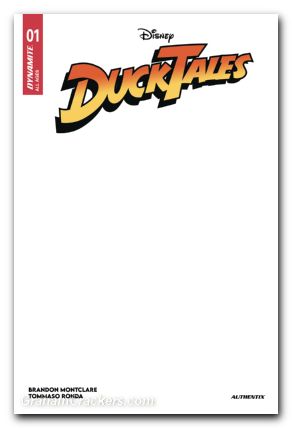 Ducktales #1 (2024) cover h blank authentix