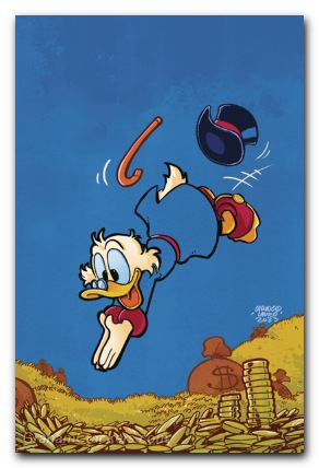 Ducktales #1 (2024) cover n lauro foil virgin variant