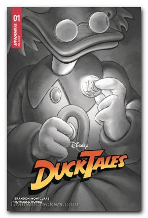 Ducktales #1 (2024) cover p quah b&w variant