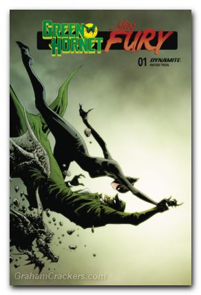 Green Hornet Miss Fury #1 (2024) cover b lee