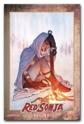 Red Sonja #16 (2023) cover f frison modern icon variant