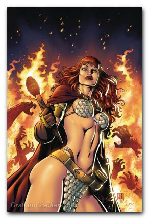 Red Sonja #16 (2023) cover i geovani virgin variant