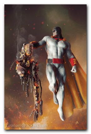 Space Ghost #7 (2024) cover g barends virgin variant