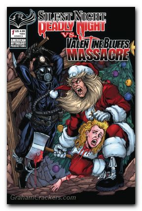 Silent Night Deadly Night Vs Valentine Bluffs Massacre #1 cover d