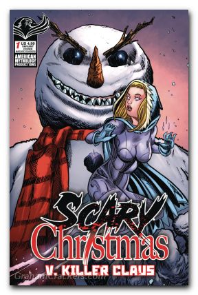 Scary Christmas V Killer Claus #1 cover b Hasson