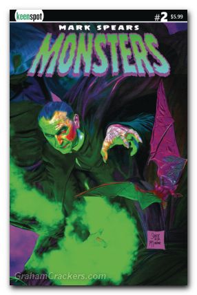 Mark Spears Monsters #2 cover b spawn homage