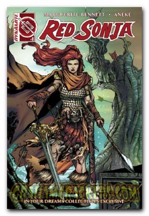 Red Sonja #1 (2016) cover o in your dreams collectables exclusive