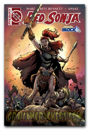 Red Sonja #1 (2016) cover t comic block exclusive