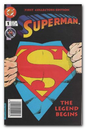 Superman Man of Steel #1 (1986) south african variant