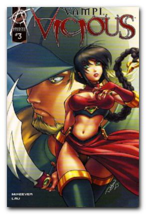 Vampi Vicious #3 (2003) cover b