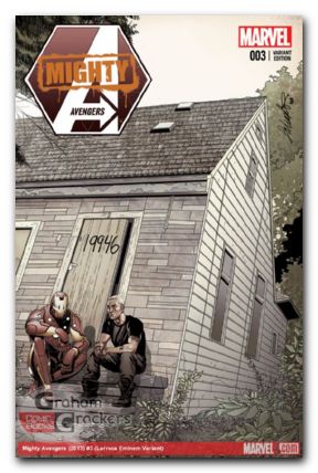 Mighty Avengers #3 (2013) eminem variant