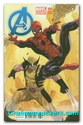 Avengers #3 (2012) brooks variant cover
