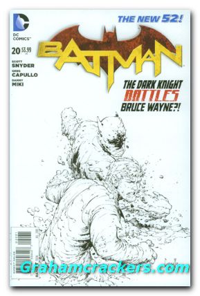 Batman #20 (2011) sketch variant