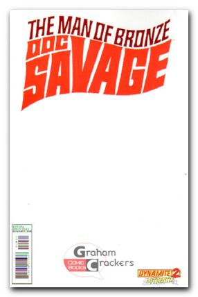 Doc Savage #2 (2013) cover b blank variant