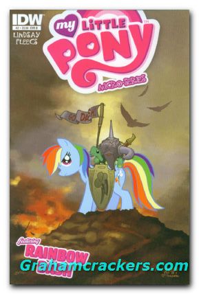 My Little Pony Micro Series #2 rainbow dash cover b