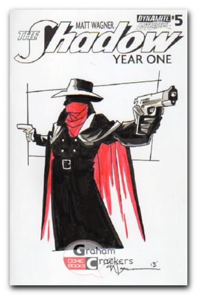 Shadow Year One #5 wagner handrawn cover