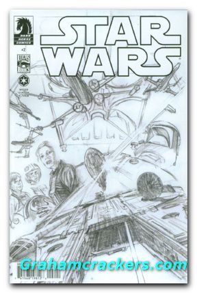 Star Wars #2 (2013) alex ross sketch variant