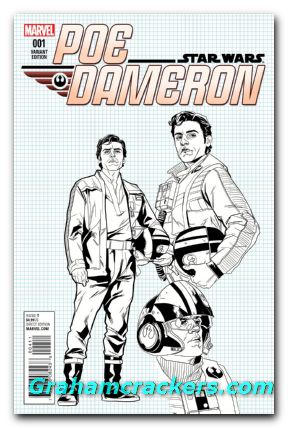 Star Wars Poe Dameron #1 (2016) design variant