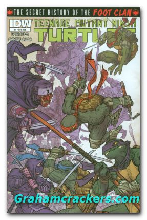 Teenage Mutant Ninja Turtles Secret Foot Clan #1 (2012) variant cover a